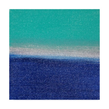 Hilary Winfield 'Sunsets Turq Blue' Canvas Art,24x24